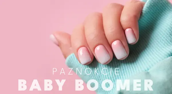 Delikatne, różowe paznokcie baby boomer na pastelowym tle. Idealny manicure na każdą okazję.