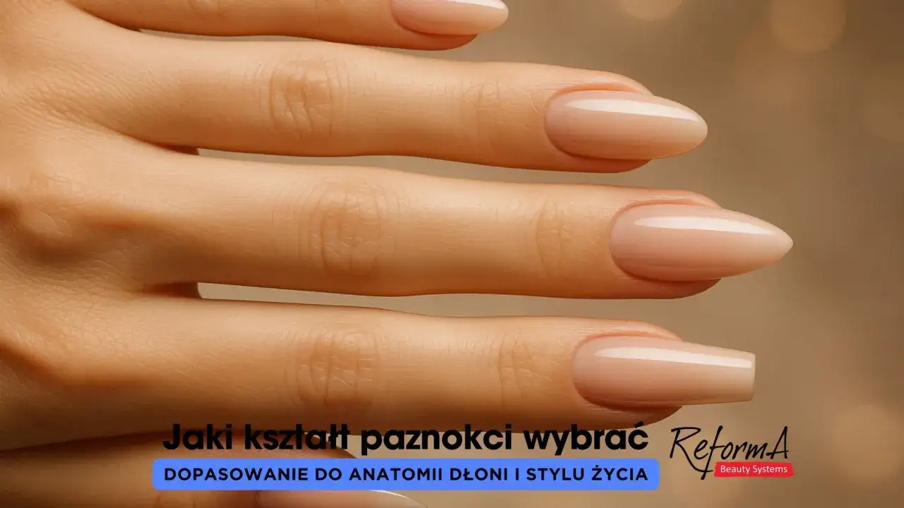 Dłonie z idealnie wykonanymi paznokciami w kształcie migdałka. Odkryj najładniejszy kształt paznokci dopasowany do Ciebie.